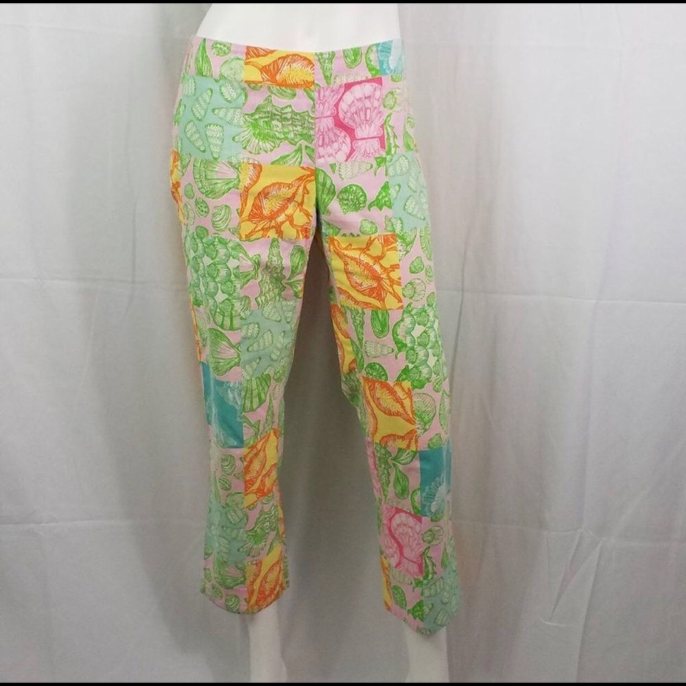 Lilly Pulitzer “What the Shell” capris (size 4)